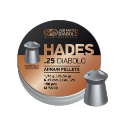 JSB Diabolo Hades Pellets .25/6.35 mm - 300 Pieces