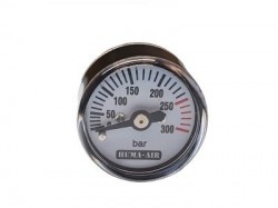 Mini pressure gauge 25.4  mm round body G1/8 BSP 
This is an universal pressure gauge what can be used on several airguns.