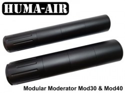 A Modular  Airgun Silencers System, with a choice of 30mm or 40mm Diameter