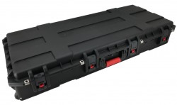Long IP 67 (waterproof), High Impact resistant, lockable, wheeled Gun case
