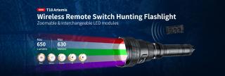 Artemis T18 (Zoomable T18 hunting light with Wireless remote with interchangeable LED modules)